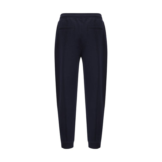 Blue Cotton Joggers (Workout Pants)