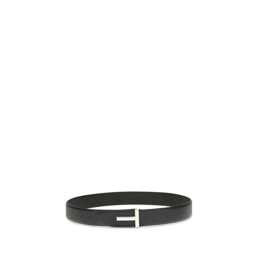 Black Calf Leather Bos Taurus Belt