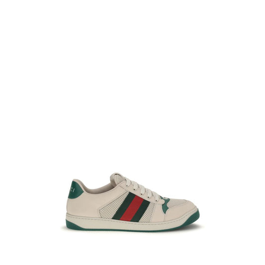 Beige Fabric Low Top Sneakers