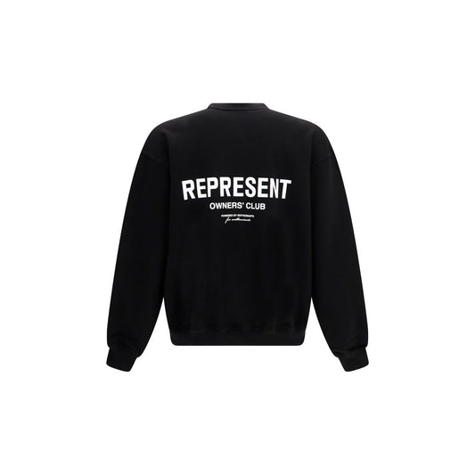 Black Cotton Sweatshirt