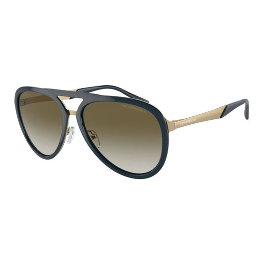 Blue Metal Sunglasses