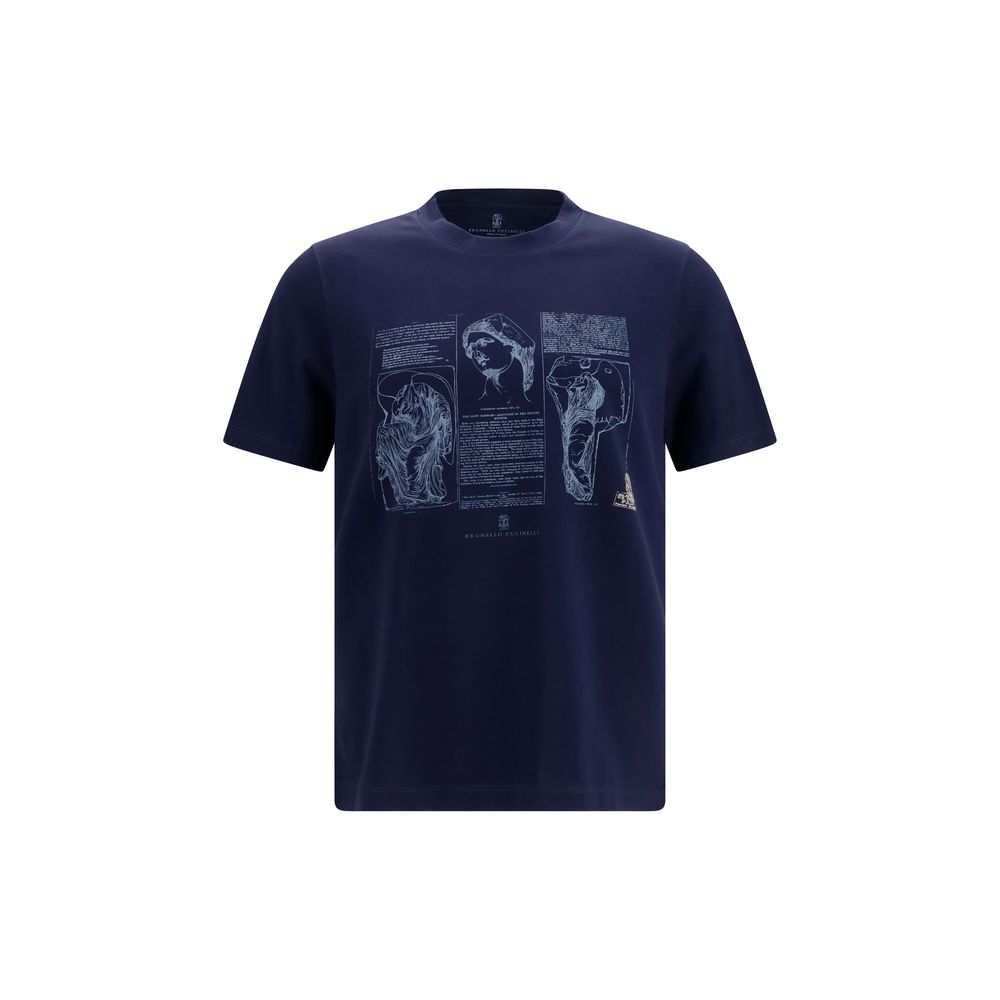 Blue Cotton T-Shirt