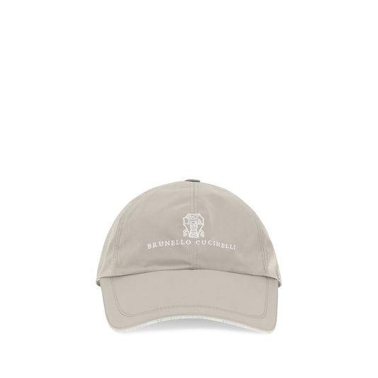 Beige Polyester Cap (Baseball Hat)