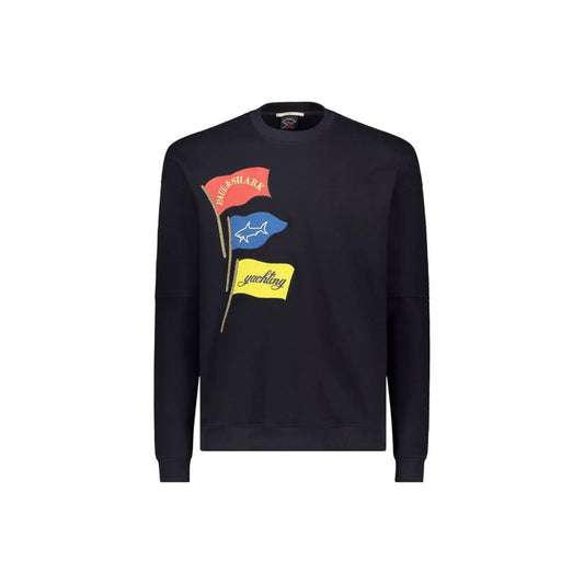 Blue Cotton Sweatshirt