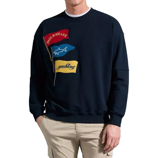 Blue Cotton Sweatshirt