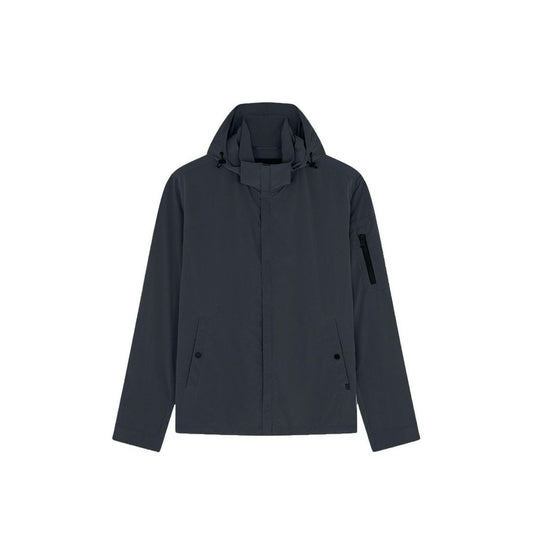 Gray Nylon Shell Jacket
