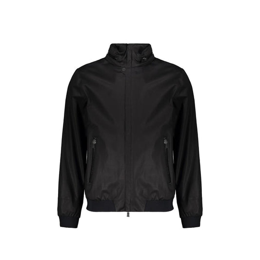 Black Cotton Shell Jacket