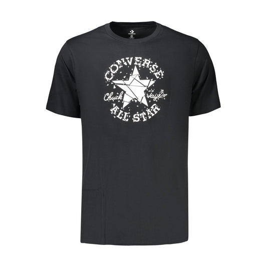 Black Cotton Men's T-Shirt