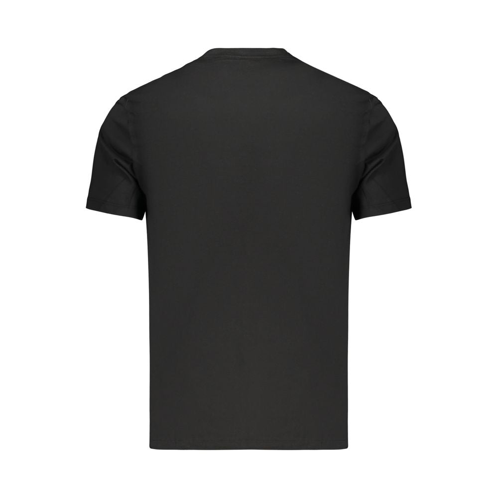 Black Cotton Men's T-Shirt