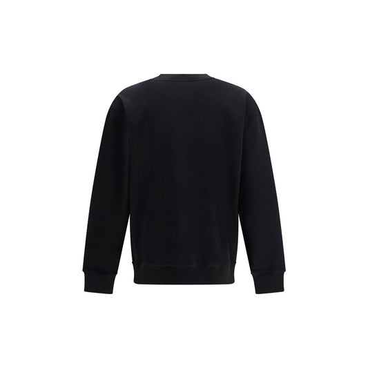 Black Cotton Sweatshirt