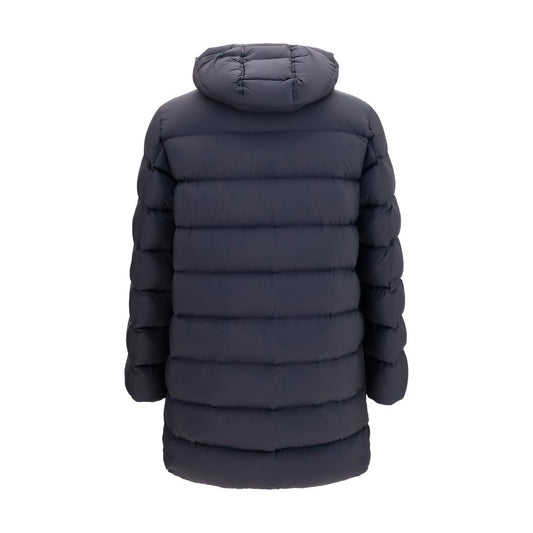 Black Polyamide Full-Length Jacket