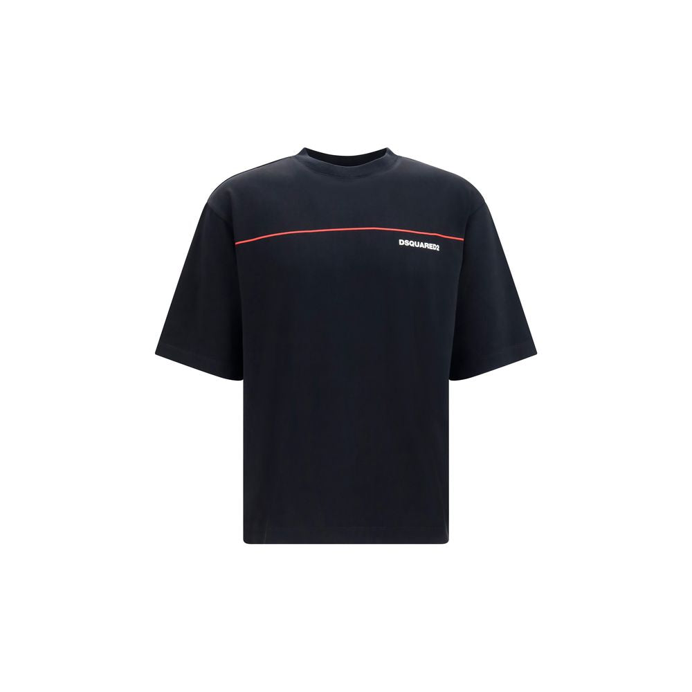 Black Cotton T-Shirt
