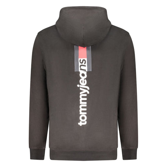 Black Cotton Men's Sweatshirt