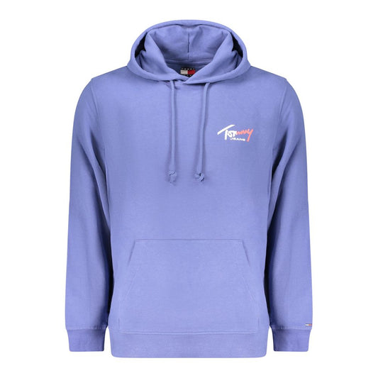 Blue Cotton Men's Sweatshirt