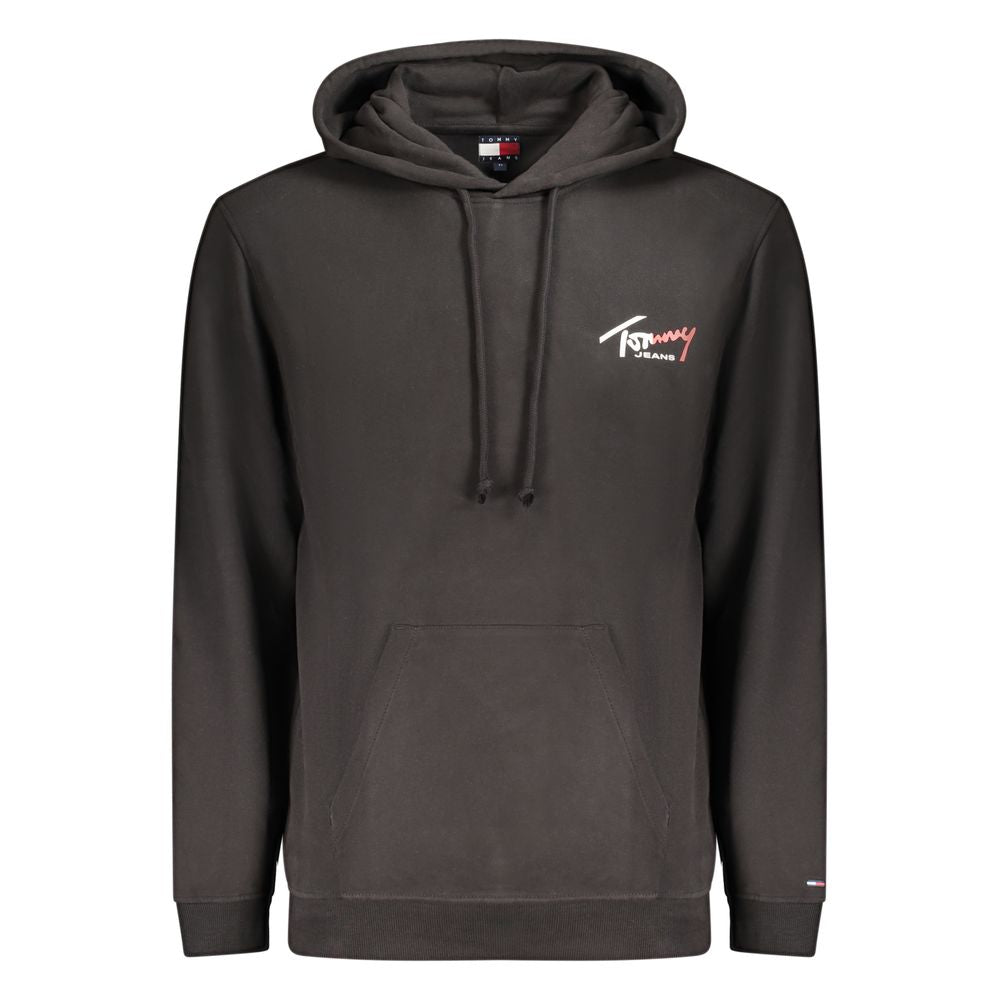 Black Cotton Men's Sweatshirt