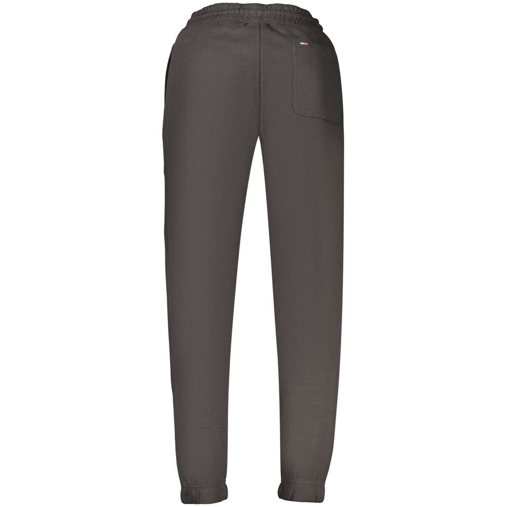 Black Cotton Mens Trousers