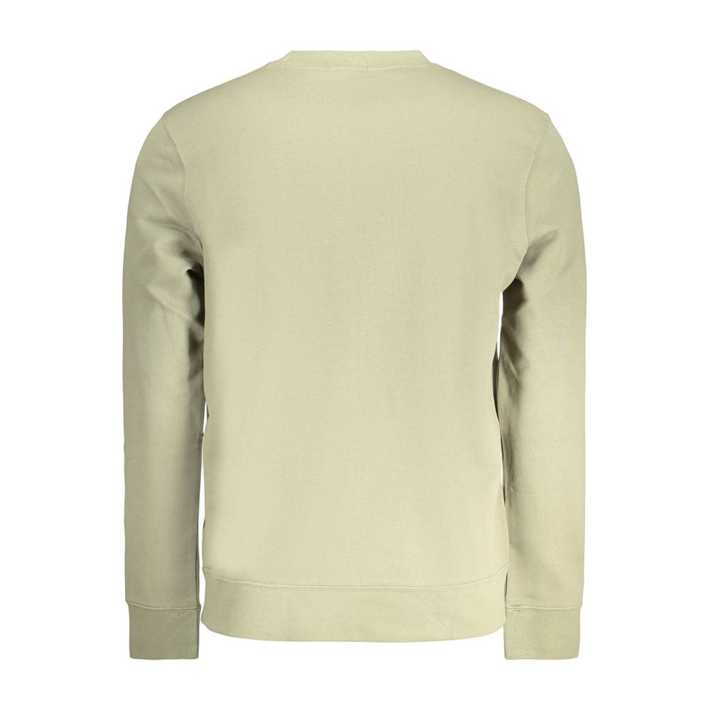 Green Cotton Mens Sweatshirt