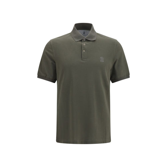 Bicolor Cotton Polo Shirt