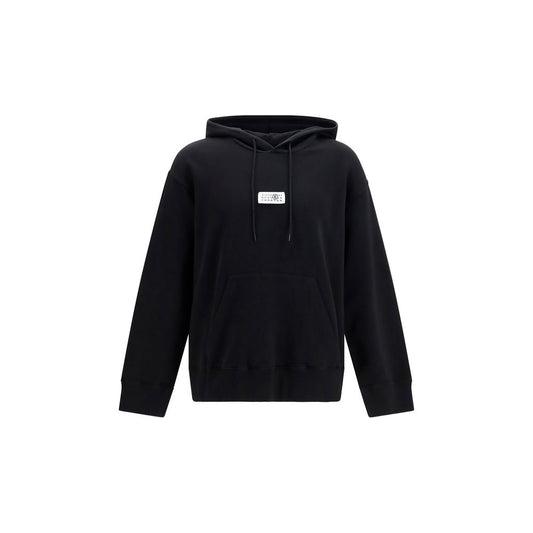 Black Cotton Sweatshirt