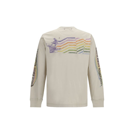 Beige Cotton Sweatshirt