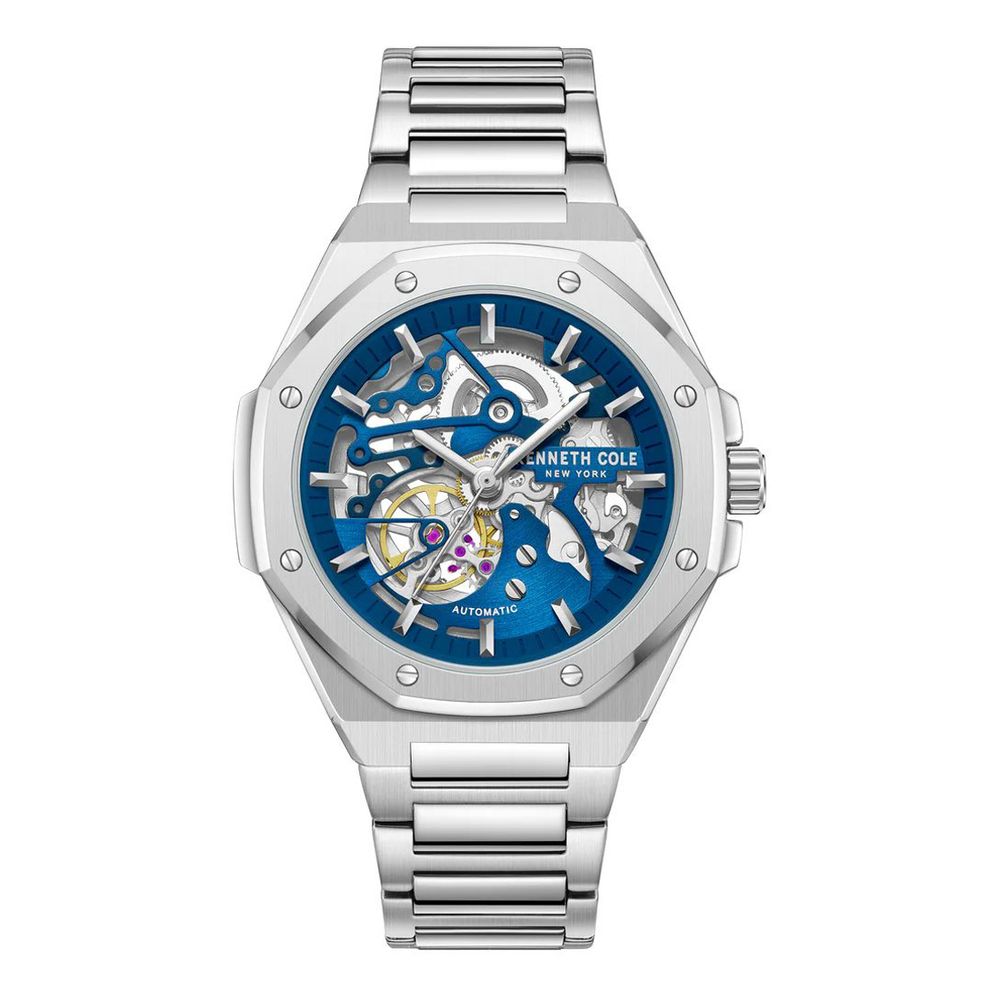 Gray Stainless Steel Dress Watch