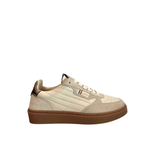 Beige Suede Mens Sneaker