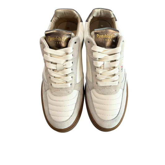 Beige Suede Mens Sneaker