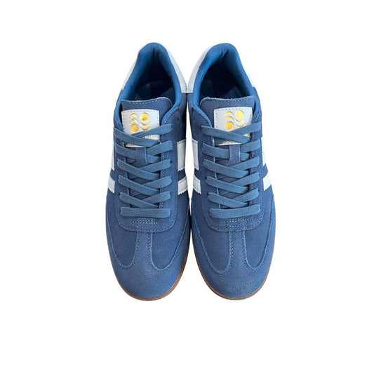 Blue Suede Men's Sneakers