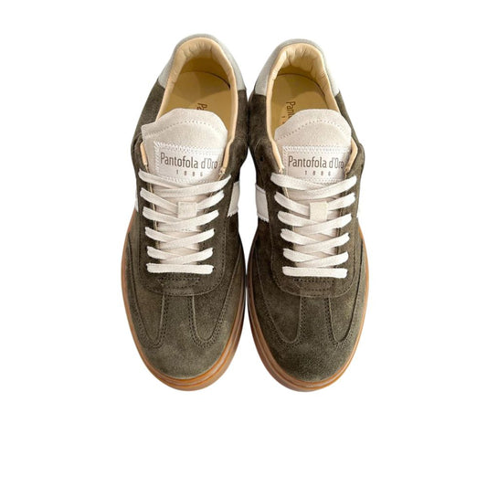 Green Suede Men Sneaker