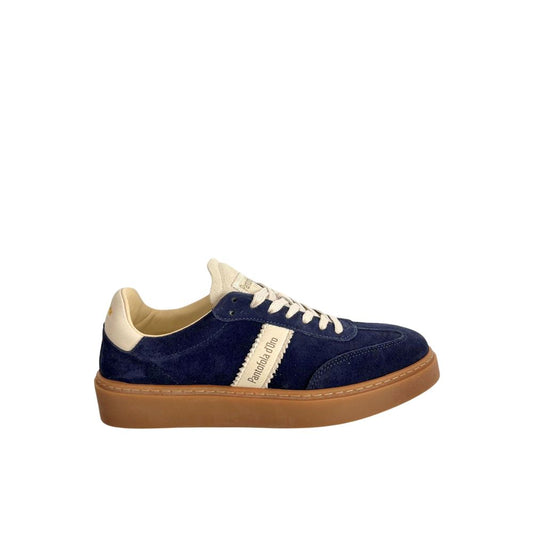 Blue Suede Men Sneakers