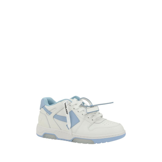 White Calf Leather Bos Taurus Athletic Sneakers