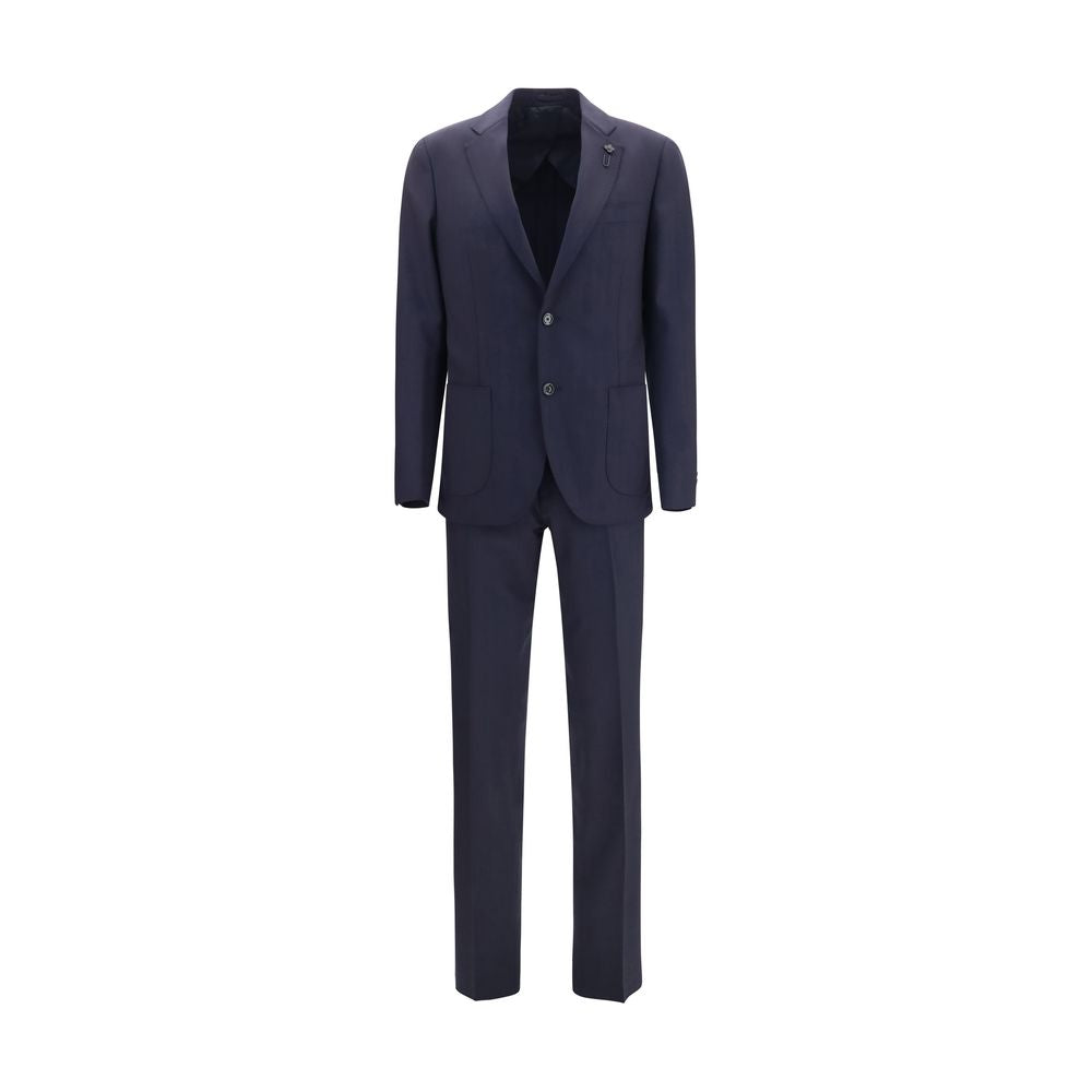 Blue Wool Oves Aries Two-Piece Suit