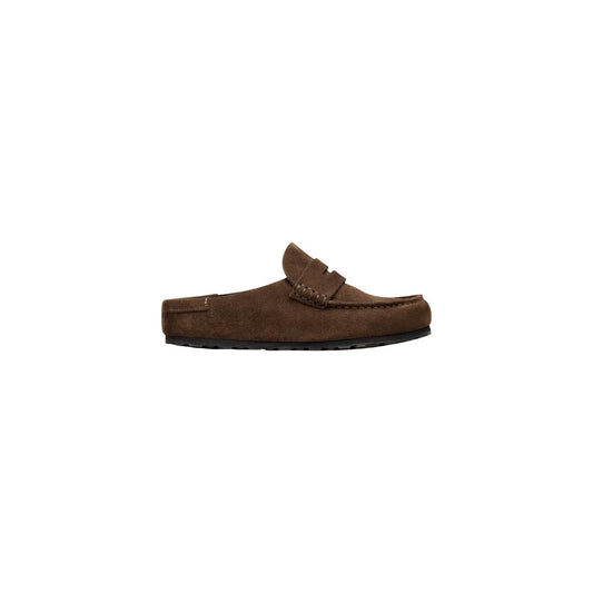 Brown Suede Leather Moccassin