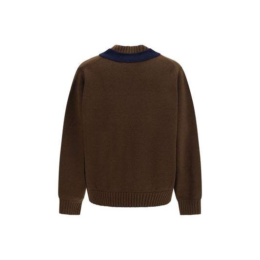 Brown Wool Oves Aries Sweatshirt