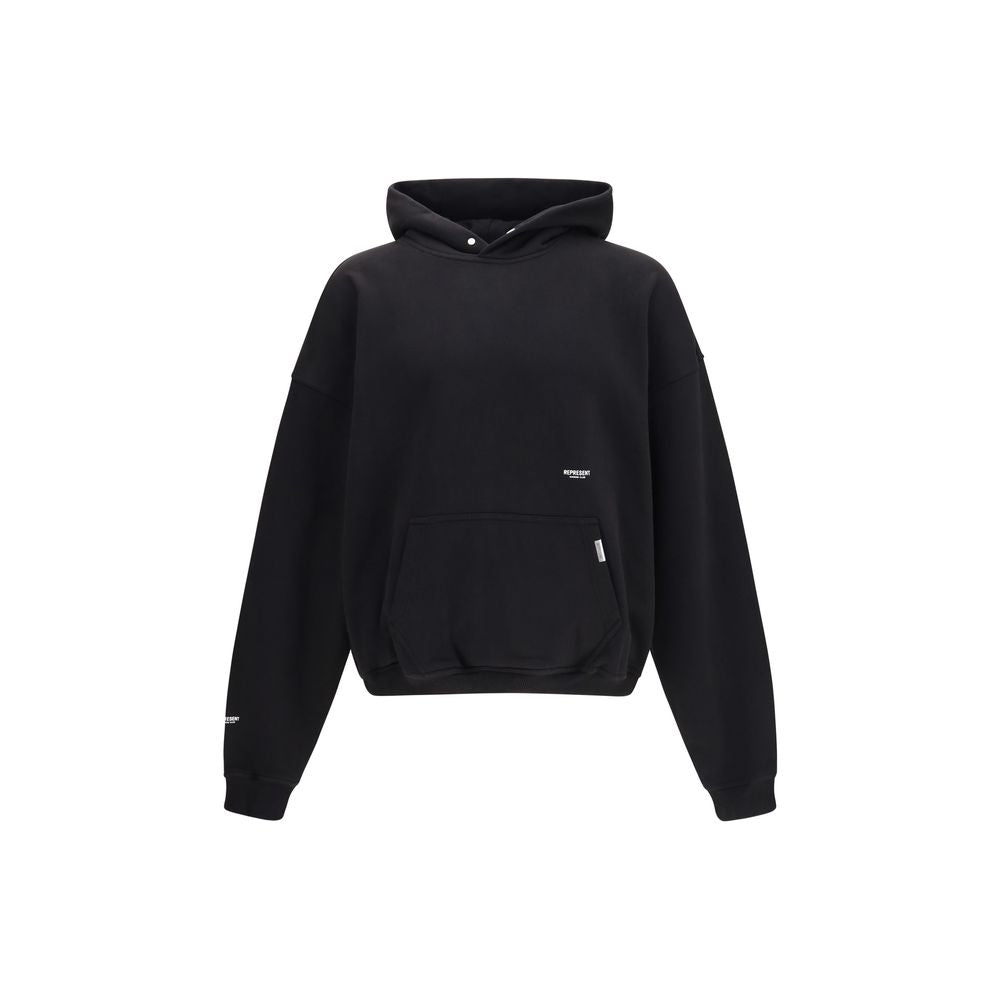 Black Cotton Sweatshirt