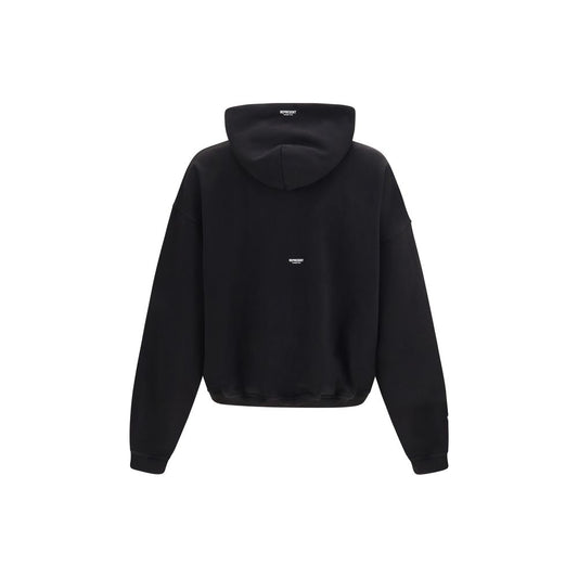 Black Cotton Sweatshirt