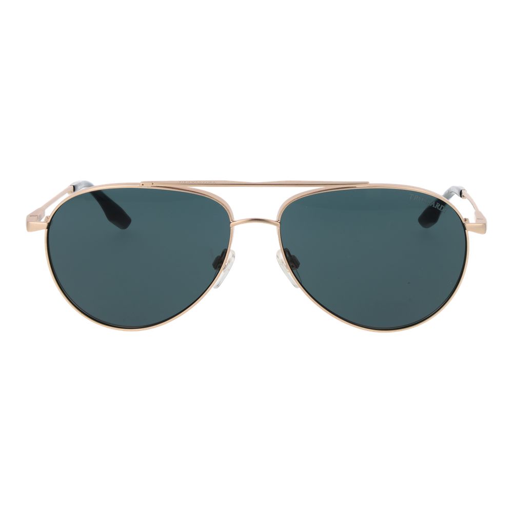 Gold Stainless Steel Sunglasses