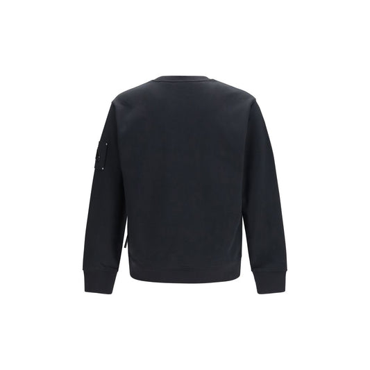Black Cotton Sweatshirt