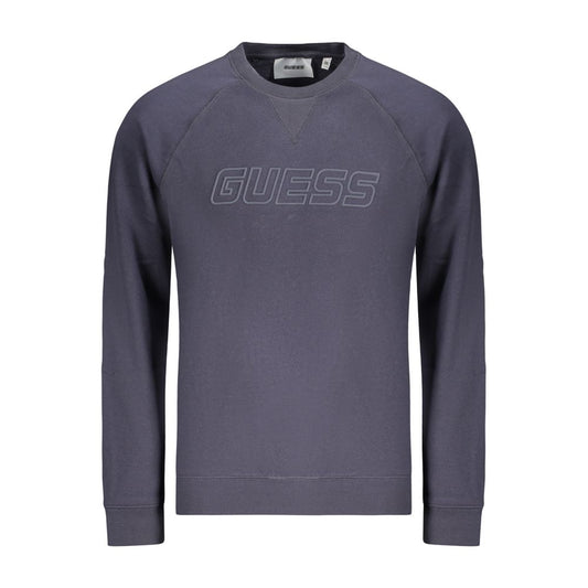 Blue Cotton Men's Sweatshirt