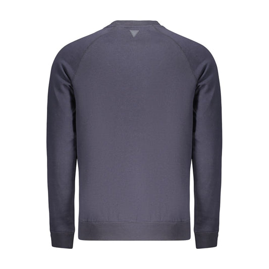Blue Cotton Men's Sweatshirt