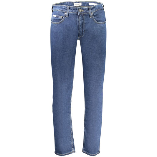 Blue Cotton Men's Jeans