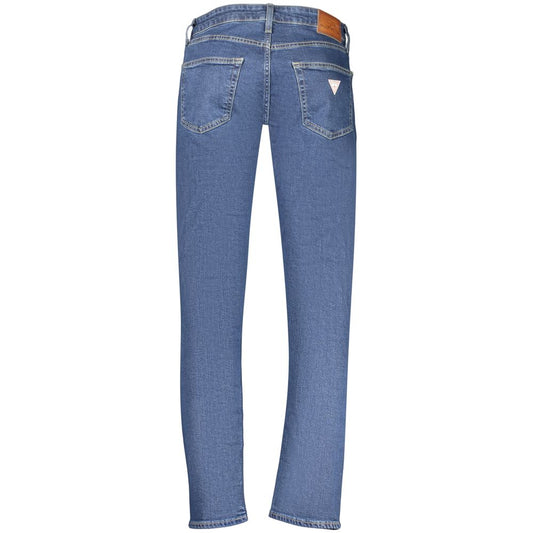 Blue Cotton Men's Jeans