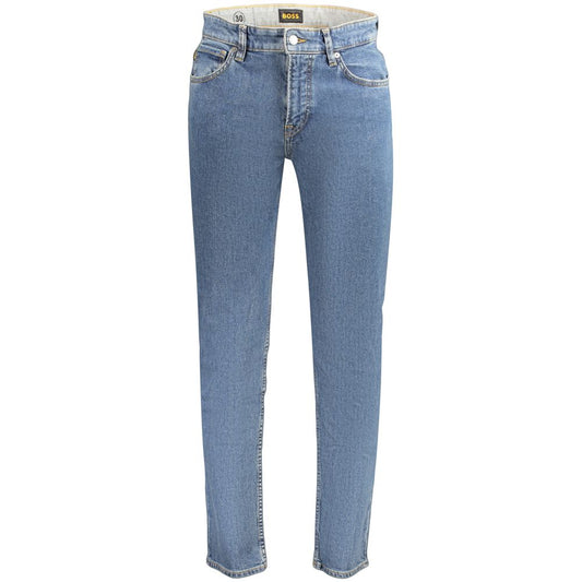Blue Cotton Men's Jeans