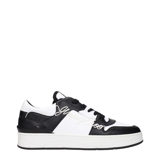 Black Leather Sneakers
