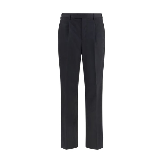 Black Wool Oves Aries Casual Pants