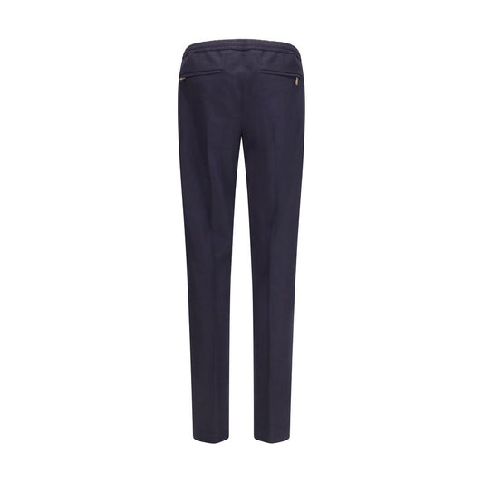 Blue Wool Oves Aries Casual Pants