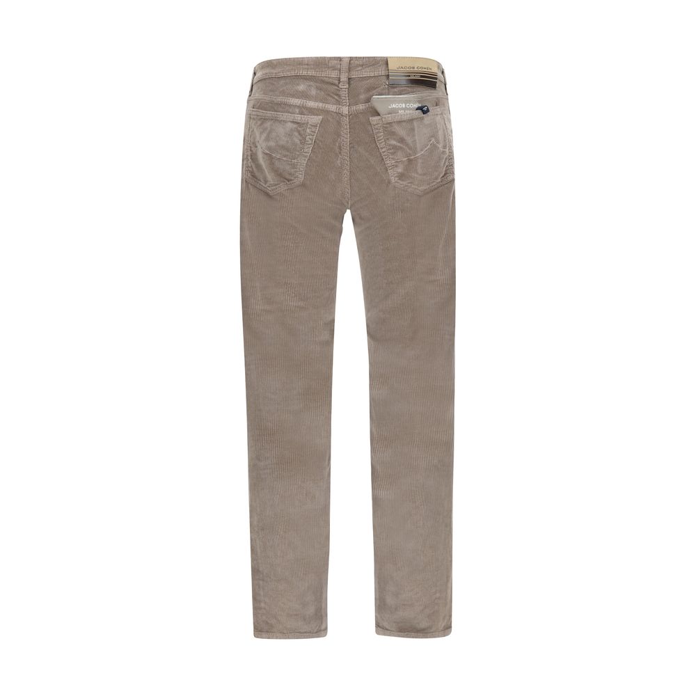 Brown Cotton Pants
