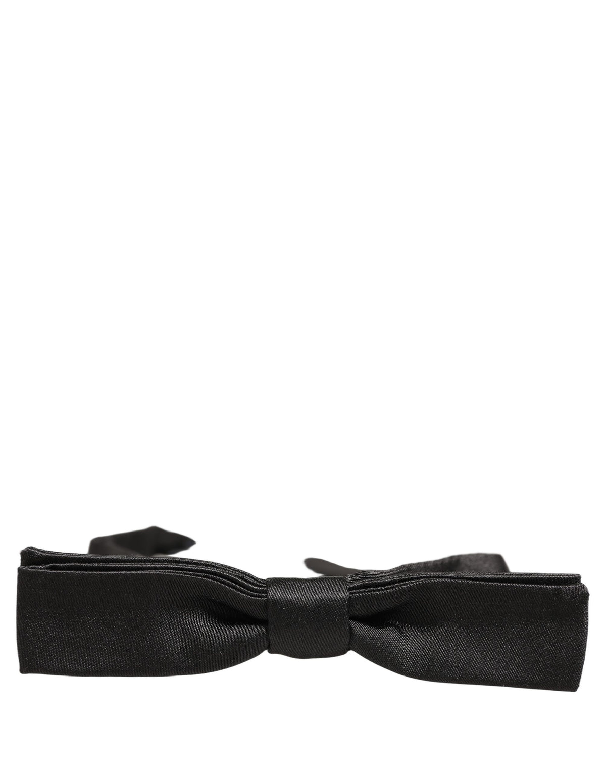 Men Dark Gray 100% Silk Adjustable Neck Papillon Bow Tie