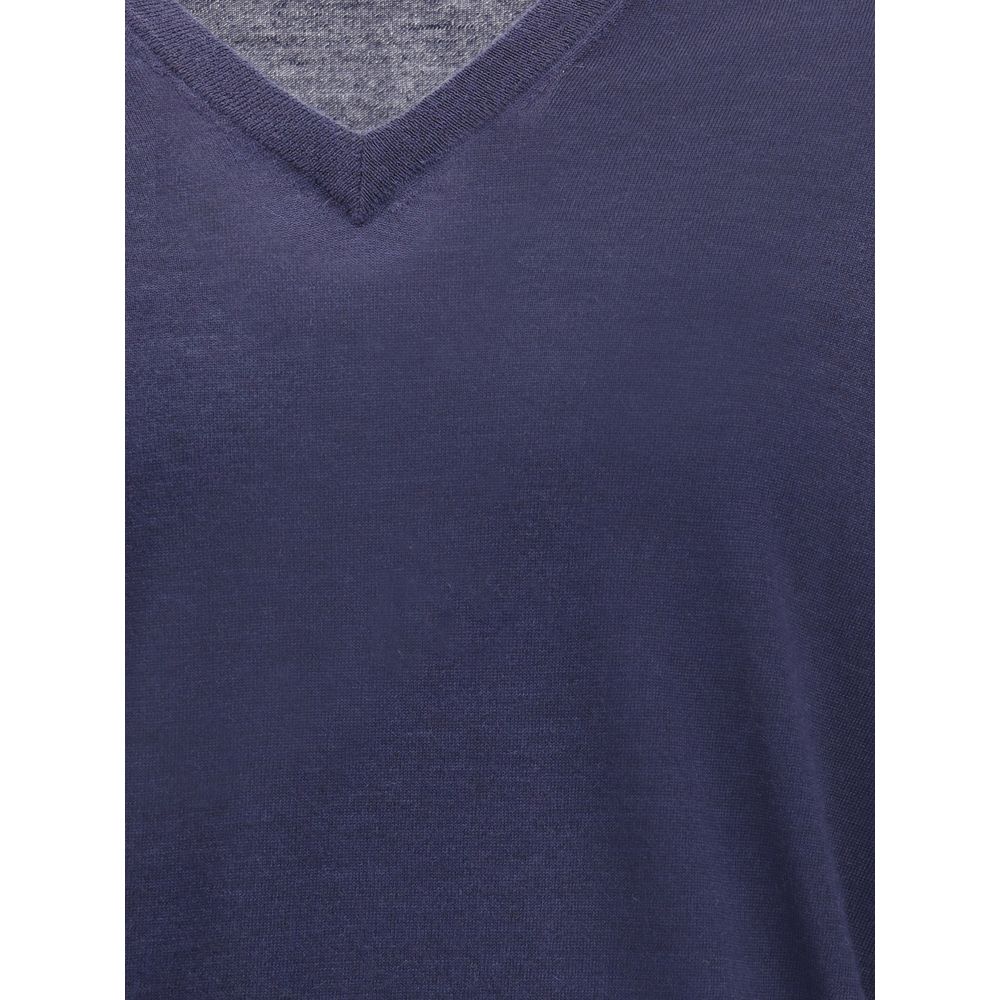 Blue Cashmere Sweater