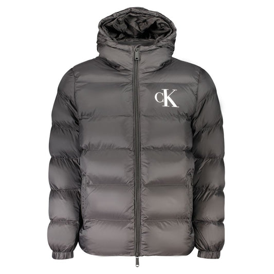 Black Nylon Men's Jacket